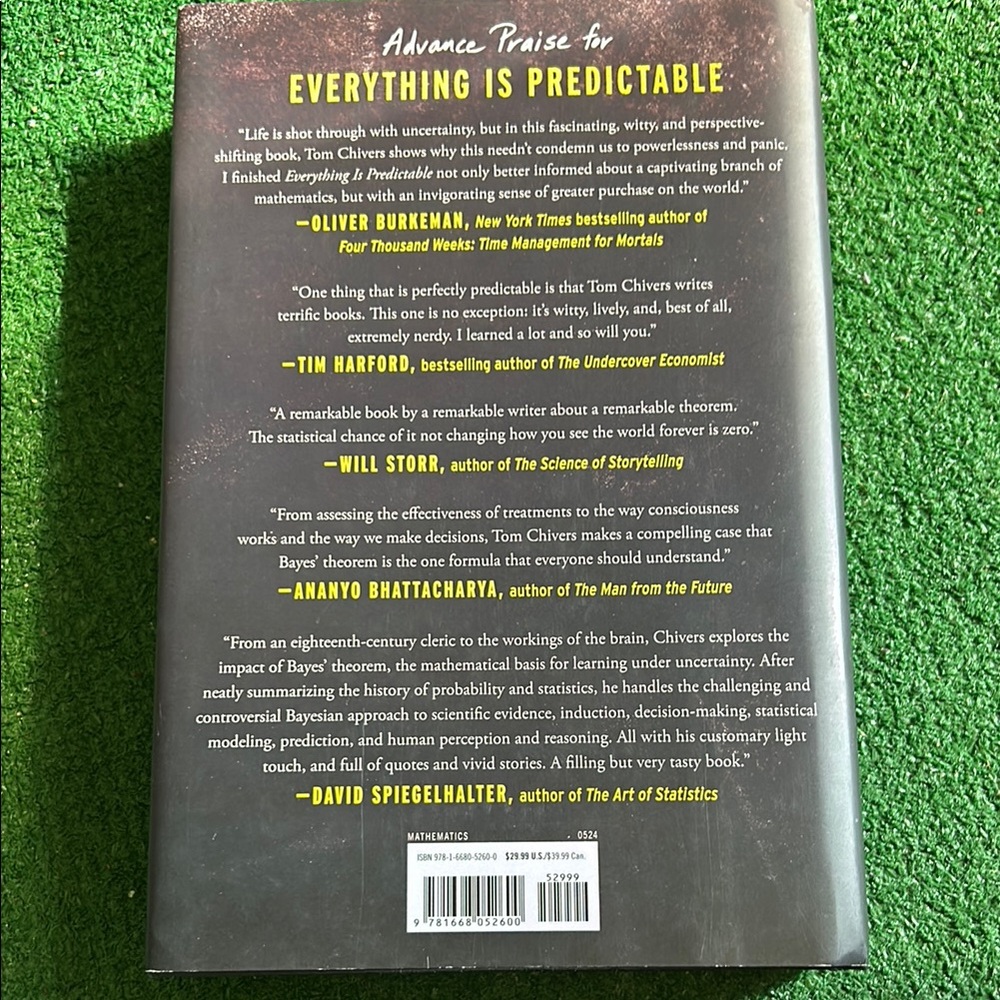 Everything Is Predictable Book - Picture 2 of 2